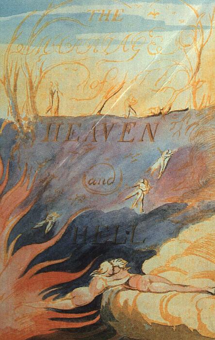 Blake, William The Marriage of Heaven Hell Norge oil painting art